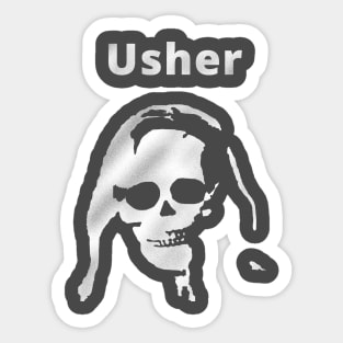 The horror and fall of usher Sticker